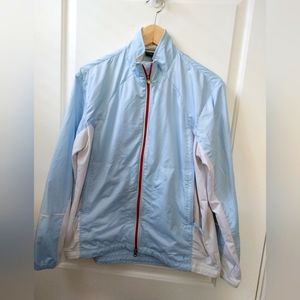 Nike Running Blue & White Jacket ~ Size L